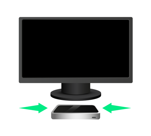 그림 3.2. Leap Motion Controller 2를 monitor 아래에 고정하는 desktop tracking 배치 예시. 실제 robot cell에서는 view volume·occlusion·tracking-loss를 다시 시험한다.
